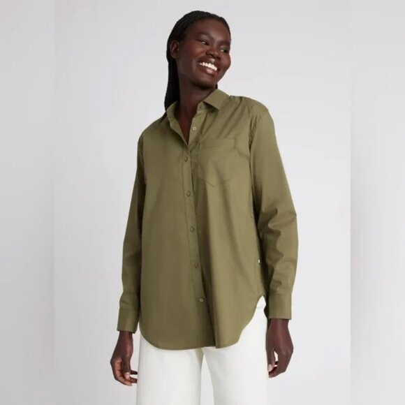Kit And Ace - Keep it Cool Boyfriend Blouse Sz XS - Picture 1 of 6